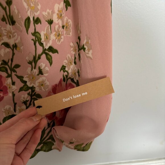 Reformation Reya Dress in Rose Garden - Picture 4 of 12